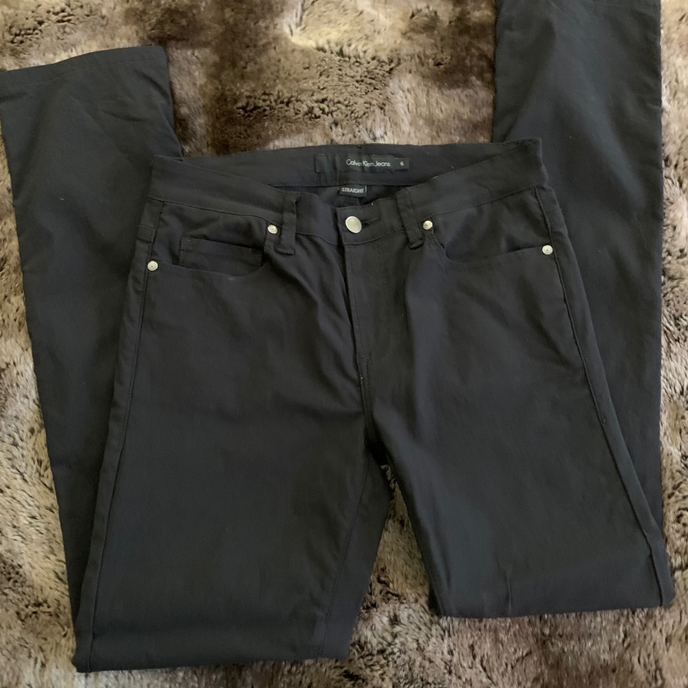 Calvin Klein black skinny jeans size 6